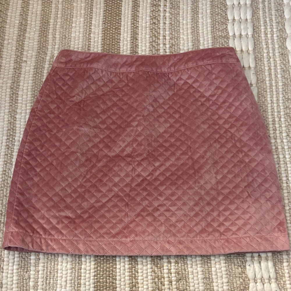 Quilted Pink Skirt